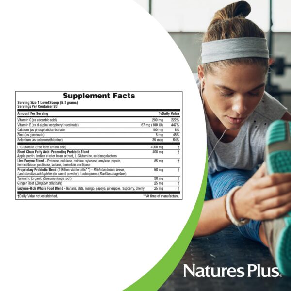 Natures Plus GI Natural suplemento vegetariano sin gluten
