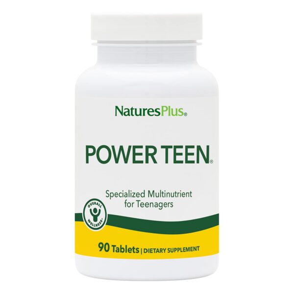 Natures Plus Power Teen multivitamínico adolescentes 90 tabletas