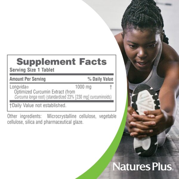 Natures Plus PRO Longvida Curcumin 1000 mg 30 tabletas