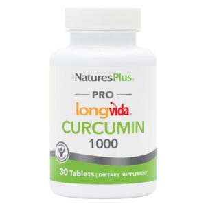 Version 1.0.0 Natures Plus PRO Longvida Curcumin suplemento antioxidante 30 tabletas
