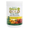 Frente de la botella NaturesPlus Source of Life Gold Energy Shake