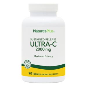 Natures Plus Ultra C 2000mg escaramujo 90 tabletas vegetarianas