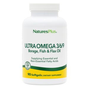 Frasco de Natures Plus Ultra Omega 3 6 9