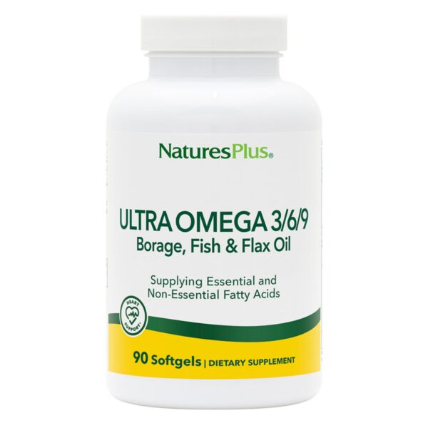 Frasco de Natures Plus Ultra Omega 3 6 9