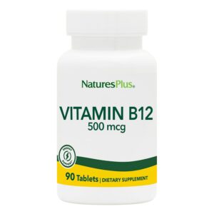 Natures Plus vitamina b12 metilcobalamina 500mcg 90 tabletas