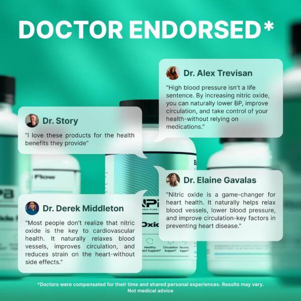 Cápsulas de Nitric Oxide Nature's Pure Blend