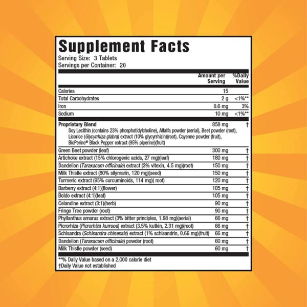 Nature's Secret cardo mariano limpieza hígado botella frontal