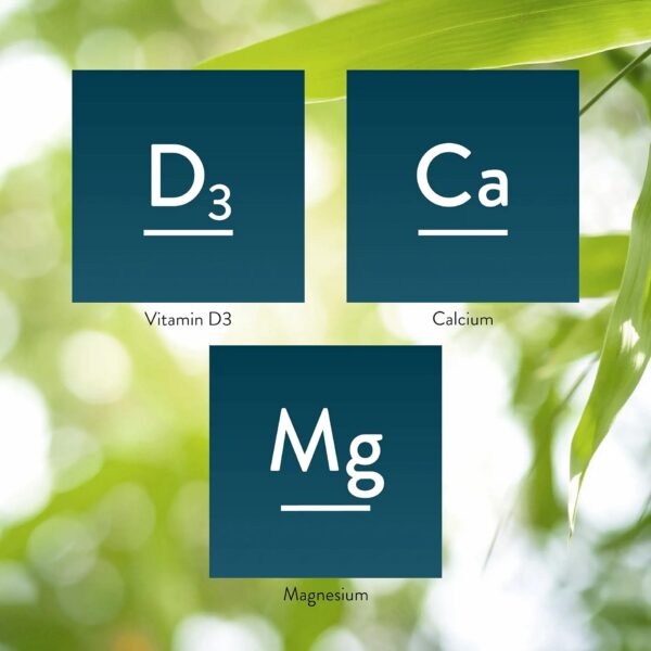 Detalle de ingredientes Nature's Sunshine calcio
