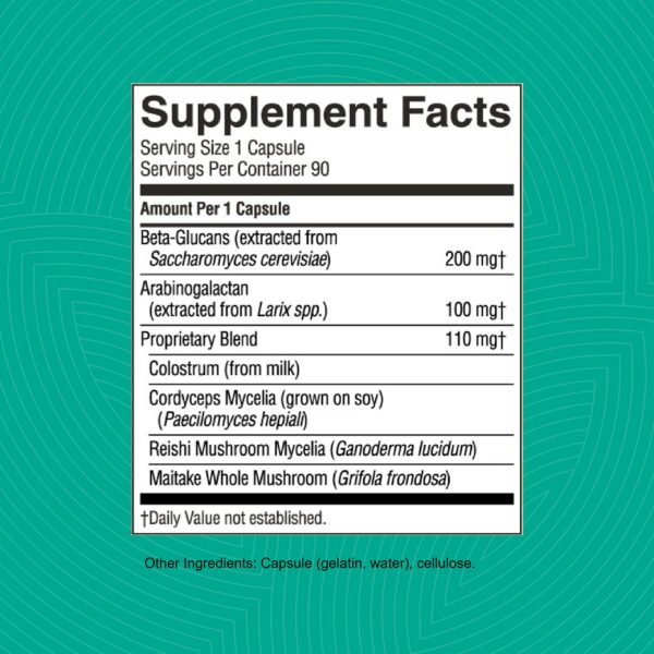 Nature's Sunshine Estimulador Inmunológico ingredientes activos