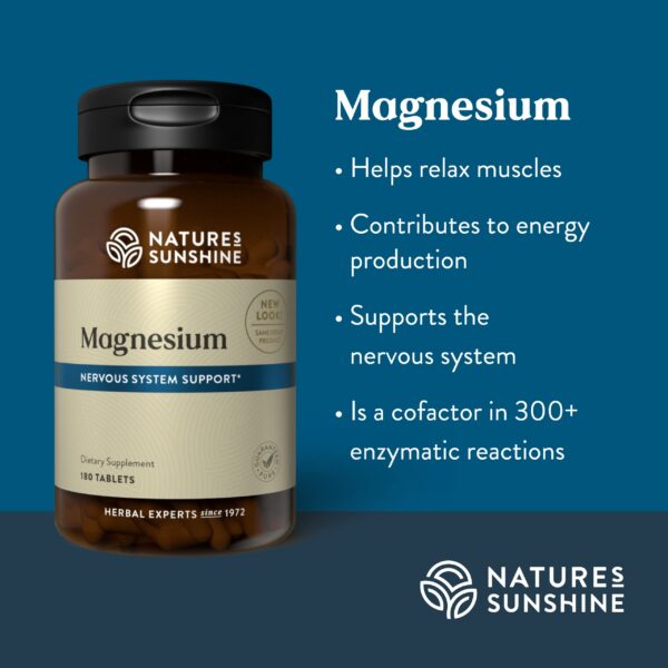 Ingredientes Nature's Sunshine Magnesio 250 mg