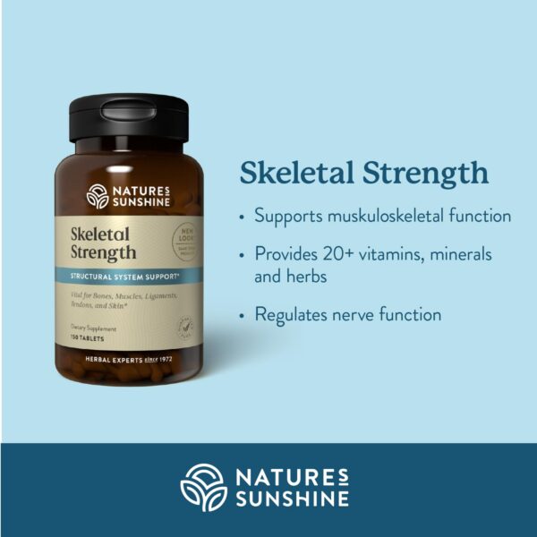 Etiqueta trasera de Skeletal Strength