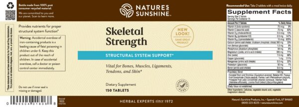 Ingredientes de Skeletal Strength