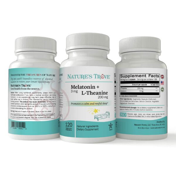 Version 1.0.0 botella natures trove melatonina 3mg 120 capsulas