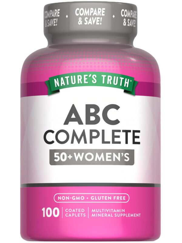 Frente de Nature's Truth 50+ Mujer Multivitamina