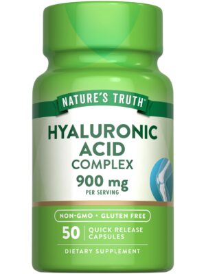 Nature's Truth HA con colágeno y MSM etiqueta