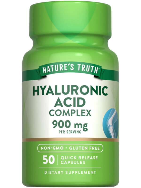 Version 1.0.0 Nature's Truth HA con colágeno y MSM etiqueta