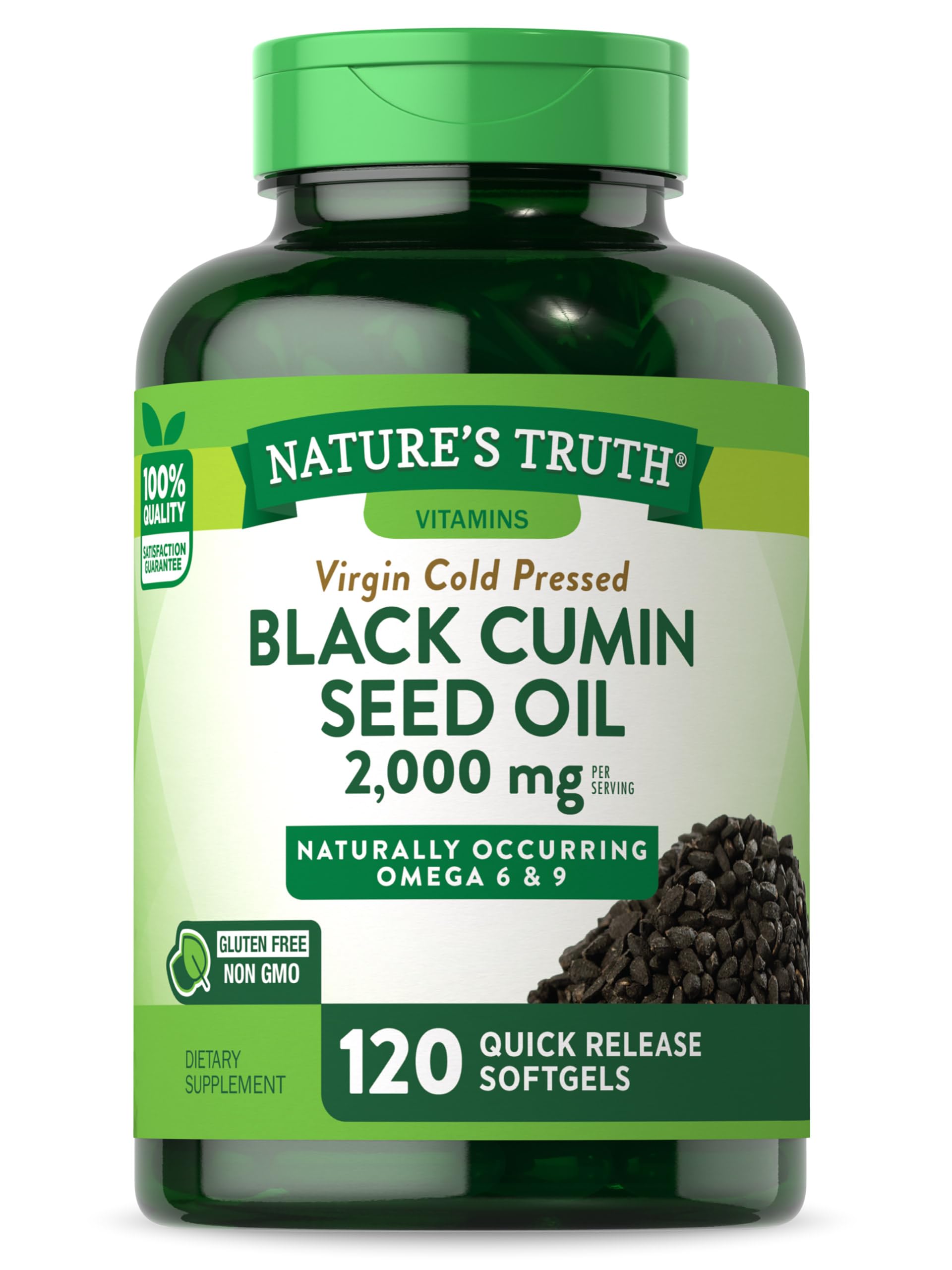 Black Seed Oil, 2000 mg
