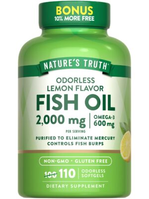 Nature's Truth Fish Oil 2000 mg bottle front