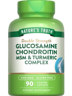 Frasco Nature's Truth Glucosamina Condroitina MSM 90 tabletas