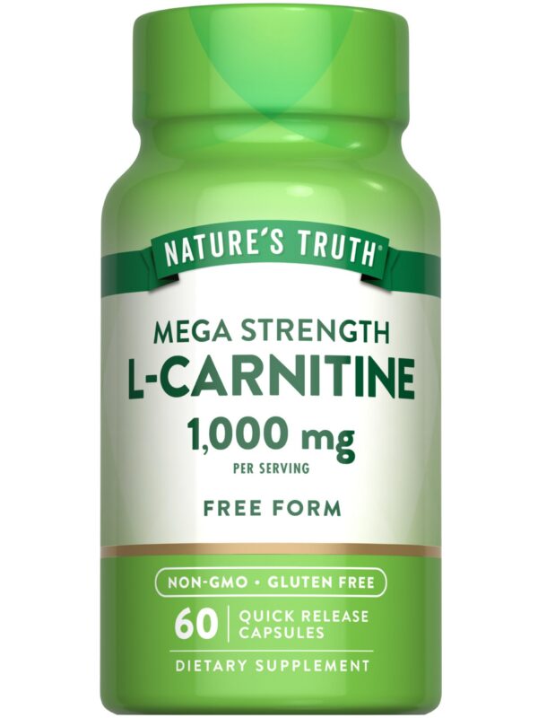 Nature's Truth L-Carnitina 1000 mg frasco frontal