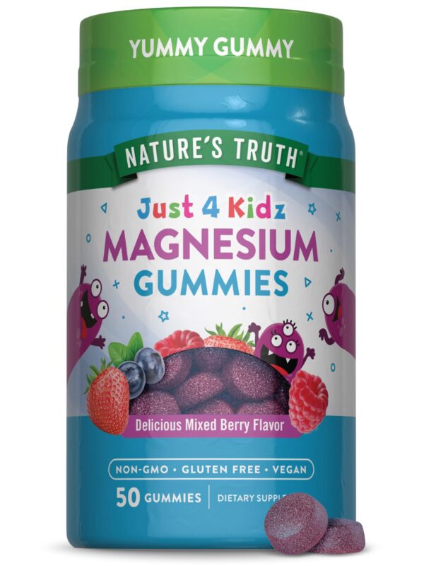 Version 1.0.0 Nature's Truth gomitas magnesio 50 gomitas sabor frutos rojos