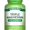 Nature's Truth complejo triple de magnesio cápsulas