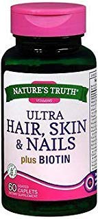 Version 1.0.0 Nature's Truth suplemento biotina cabello piel uñas paquete 2 60 tabletas