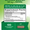 Frasco Nature's Truth suplemento Ginkgo Biloba y Bacopa