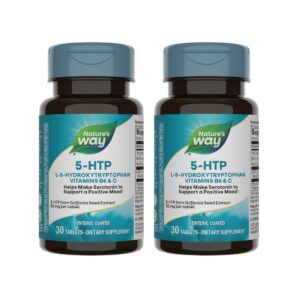 Frasco Nature's Way 5-HTP 60 tabletas