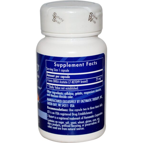 Etiqueta de Nature's Way 7-KETO DHEA Metabolite
