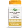 Nature's Way ácido pantoténico 500mg envase y cápsulas