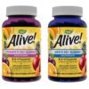 Version 1.0.0 Frente del frasco Alive! 50+ gominas