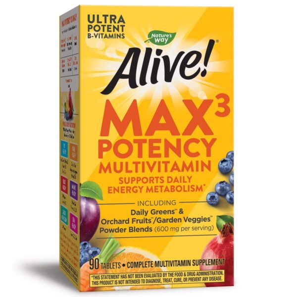 Nature's Way Alive Max Potency frasco frontal