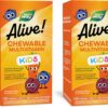 Frontal del envase Nature's Way Alive Multivitamínico infantil