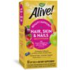 Nature's Way Alive multivitamínico cabello piel uñas frasco