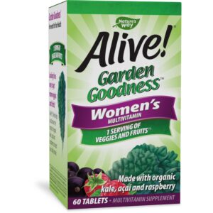Version 1.0.0 Nature's Way Alive multivitamínico para mujeres 60 tabletas