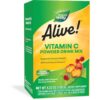 Nature's Way Alive polvo vitamina c acerola orgánica envase