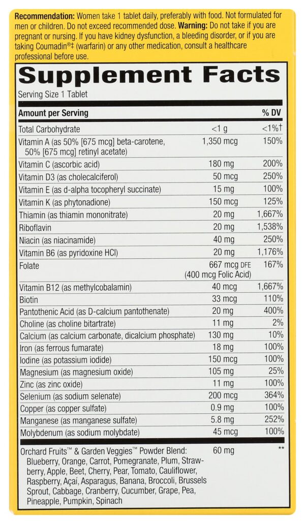 Version 1.0.0 Cápsulas del multivitamínico en el blister