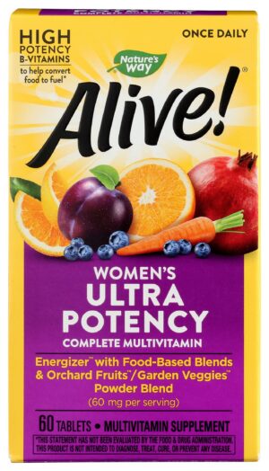 Version 1.0.0 Frente del envase Natures Way Alive Women Multivitamin