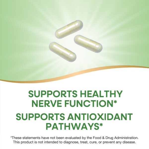 Version 1.0.0 Nature's Way Alpha Lipoic Acid cápsulas detalle