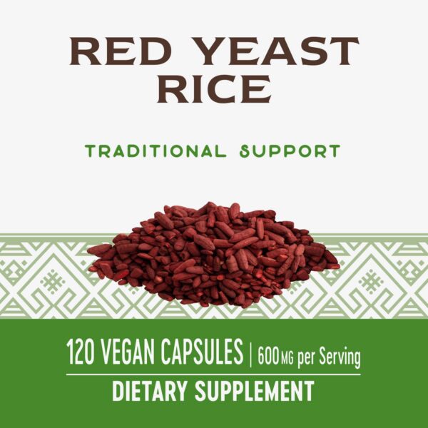 Presentación frontal Nature's Way arroz levadura roja