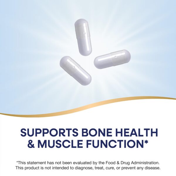 Version 1.0.0 Frasco con cápsulas en fondo blanco