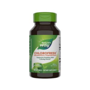 Nature's Way Chlorofresh cápsulas blandas clorofila detoxificación