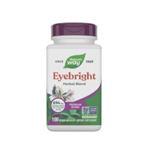 Frasco de Nature's Way Eyebright en caja