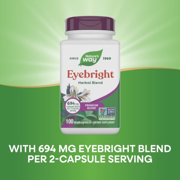 Etiqueta de ingredientes de Eyebright