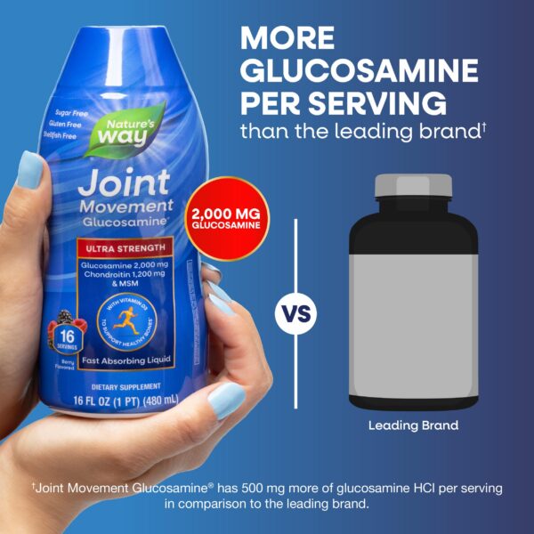 Version 1.0.0 Nature's Way glucosamina líquido etiqueta ingredientes