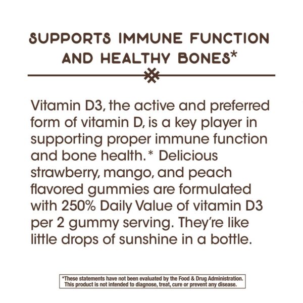 Version 1.0.0 Gomitas con vitamina d3 alta potencia absorción calcio