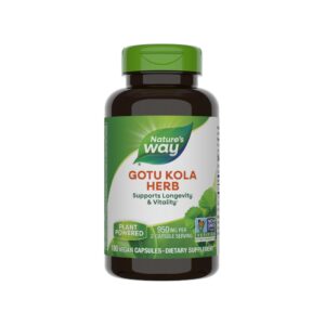 Version 1.0.0 Gotu kola Nature's Way suplemento herbal vial frontal