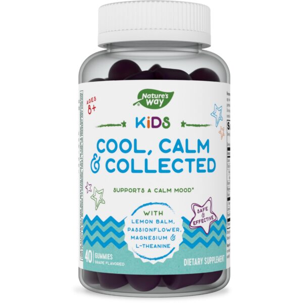 Nature's Way Kids Cool Calm Collected gomitas sabor uva 40 unidades
