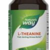 Etiqueta y caja L-Theanine Nature's Way